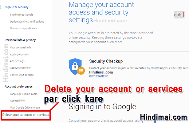 Google Gmail Account Kaise Delete Kare in Hindi , Delete Gmail Account , Deactivate Gmail Account , Delete Google Gmail Account Permanently  Google Gmail Account Kaise Delete Kare in Hindi Google Gmail Account Kaise Delete Kare in Hindi Google Gmail Account Kaise Delete Kare Delete Account services